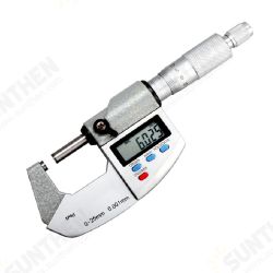 0-25mm 0.001mm Digital Micrometer Spiral Micrometer Spiral Electronic Outer Diameter Thickness Gauge IP65 Waterproof Digital + Scale Display 0-25mm 0.001mm Digital Micrometer Spiral Micrometer Spiral Electronic Outer Diameter Thickness Gauge IP65 Waterproof Digital + Scale Display