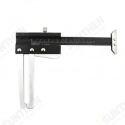 0-60mm Tire Ruler Brake Disc Thickness Gauge Tool Depth Gauge Measuring Ruler 0-60mm Tire Ruler Brake Disc Thickness Gauge Tool Depth Gauge Measuring Ruler