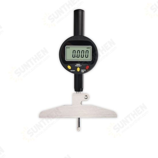 0.001mm 0-50.8mm Electronic Digital Depth Dial Indicator Gauge Measuring Tool High Precision