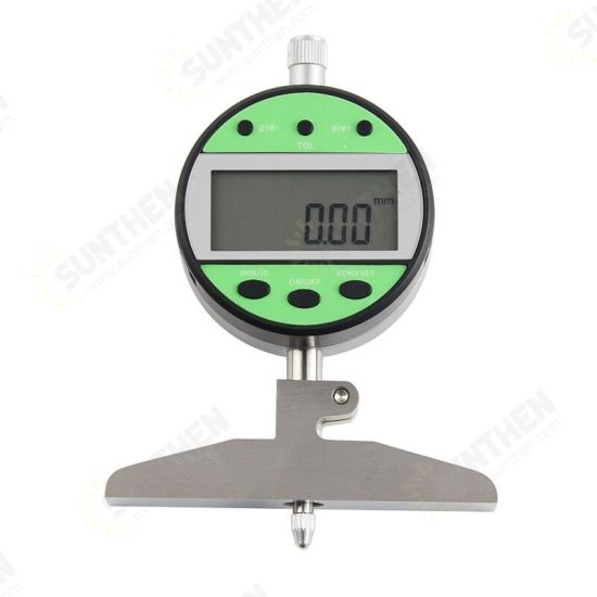 0.01mm 0-25.4mm Elecronic Digital Indicator Depth Gauge Measuring Tool High Precision