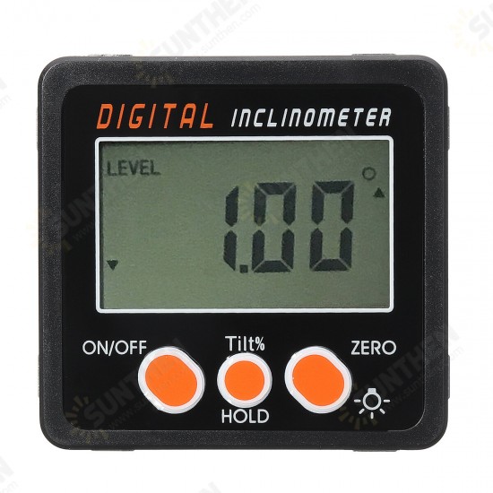 0.05 Spirit Level Digital Inclinometer Protractor Angle Finder Gauge Meter Bevel