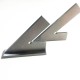 100*70mm 120*80mm 150*100 200*130mm 45 Degree Square Ruler Angle Gauge with Wide Base Steel 45° Industrial Try Machinist Square with Base