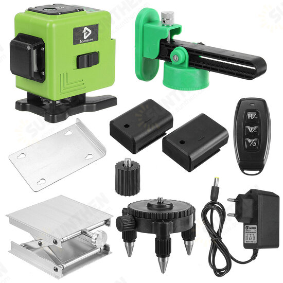 12-Line Mini Laser Level Green Light Wall and Floor Dual Purpose Automatic Wire Bonding Infrared Level Meter 12-Line Mini Laser Level Green Light Wall and Floor Dual Purpose Automatic Wire Bonding Infrared Level Meter
