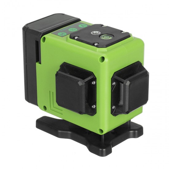 12-Line Mini Laser Level Green Light Wall and Floor Dual Purpose Automatic Wire Bonding Infrared Level Meter