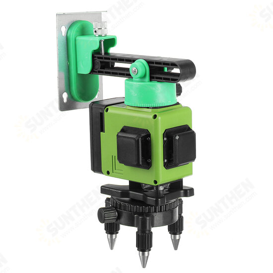 12-Line Mini Laser Level Green Light Wall and Floor Dual Purpose Automatic Wire Bonding Infrared Level Meter