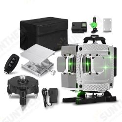 12/16 Lines 4D Green Light Laser Level Auto Self Leveling Cross 360° Rotary Measuring 12/16 Lines 4D Green Light Laser Level Auto Self Leveling Cross 360° Rotary Measuring