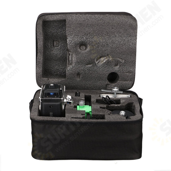 12/16 Lines 4D Green Light Laser Level Auto Self Leveling Cross 360° Rotary Measuring