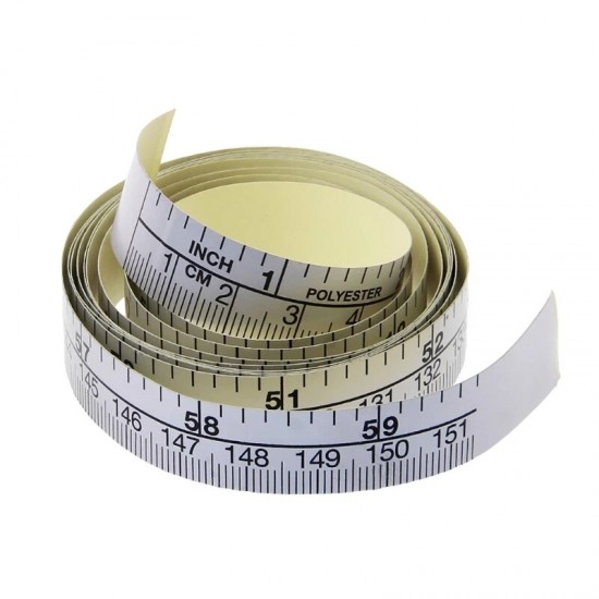 150cm Self Adhesive Metric Measure Tape Vinyl Ruler For Sewing Machine Sticker