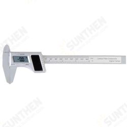150mm LCD Solar Digital Caliper Carbon Fiber Composite Measuring tool