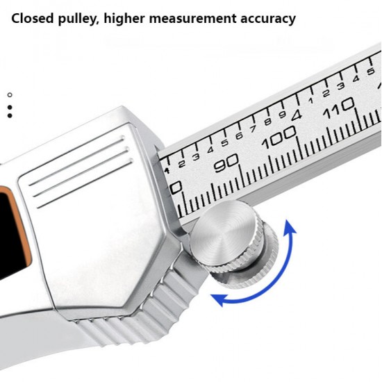 150mm LCD Stainless Steel Digital Caliper with Backlight Electronic Vernier Caliper 6 inch Micrometer Ruler Calipers Measuring Tool