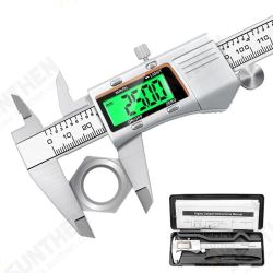 150mm LCD Stainless Steel Digital Caliper with Backlight Electronic Vernier Caliper 6 inch Micrometer Ruler Calipers Measuring Tool 150mm LCD Stainless Steel Digital Caliper with Backlight Electronic Vernier Caliper 6 inch Micrometer Ruler Calipers Measuring Tool