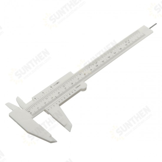 150mm Measure Plastic Vernier Caliper Ruler