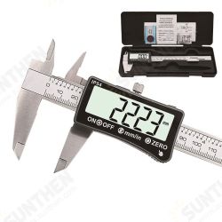 150mm Stainless Steel Digital Caliper IP54 Coolant Proof Digital Caliper Full-screen LCD Display 150mm Stainless Steel Digital Caliper IP54 Coolant Proof Digital Caliper Full-screen LCD Display