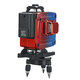 16 Line 4D Colorful Green Light Laser Level Single/Dual Battery 360° Horizontal Vertical Cross Measurement