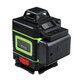 16-Line Strong Green Light 3D Remote Control Laser Level Measure with Wall Attachment Frame