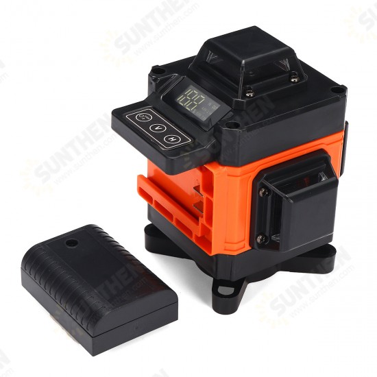 16 Lines 3D 360° Green Laser Level Self-Leveling Cross Line Horizontal LCD Tool