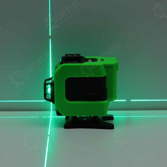 16/12 Line 4D 360° Horizontal Vertical Cross Green Light Laser Level Self-Leveling Measure Super Powerful Laser Beam