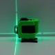 16/12 Line 4D 360° Horizontal Vertical Cross Green Light Laser Level Self-Leveling Measure Super Powerful Laser Beam