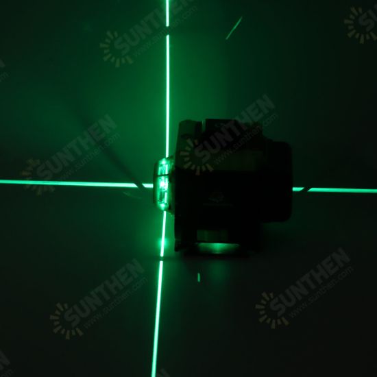 16/12/8 Line 4D 360° Horizontal Vertical Cross Green Light Laser Level Self-Leveling Measure APP Control