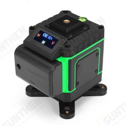 16/12/8 Lines 360° 3D Laser Level Self Leveling Horizontal Vertical Cross Green 16/12/8 Lines 360° 3D Laser Level Self Leveling Horizontal Vertical Cross Green