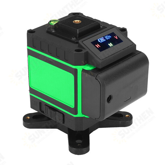 16/12/8 Lines 360° 3D Laser Level Self Leveling Horizontal Vertical Cross Green