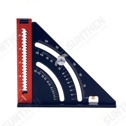 2 In 1 Folding Aluminum Alloy Extendable Arm Work Durable Carpentry Multifunctional Triangle Square Ruler Layout Tool Professional Home 2 In 1 Folding Aluminum Alloy Extendable Arm Work Durable Carpentry Multifunctional Triangle Square Ruler Layout Tool Professional Home