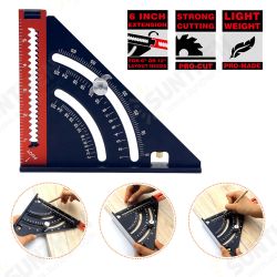 2 In 1 Folding Aluminum Alloy Extendable Arm Work Durable Carpentry Multifunctional Triangle Square Ruler Layout Tool Professional Home 2 In 1 Folding Aluminum Alloy Extendable Arm Work Durable Carpentry Multifunctional Triangle Square Ruler Layout Tool Professional Home
