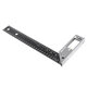 30CM Double-sided Metric Scale Stainless Steel Ruler Die Cast Aluminum Handle Ruler Measuring Tool