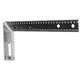 30CM Double-sided Metric Scale Stainless Steel Ruler Die Cast Aluminum Handle Ruler Measuring Tool