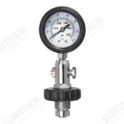 350 BAR Axial Hydraulic Pressure Gauge Test 40MPa 6000PSI Stainless Steel Indicator 350 BAR Axial Hydraulic Pressure Gauge Test 40MPa 6000PSI Stainless Steel Indicator