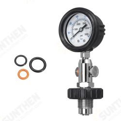 350 BAR Axial Hydraulic Pressure Gauge Test 40MPa 6000PSI Stainless Steel Indicator 350 BAR Axial Hydraulic Pressure Gauge Test 40MPa 6000PSI Stainless Steel Indicator
