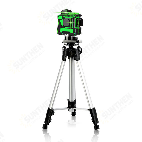 3D 12 Line Green Light Laser Level Digital Self Leveling 360° Rotary Measure