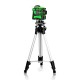 3D 12 Line Green Light Laser Level Digital Self Leveling 360° Rotary Measure