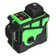 3D 12 Line Green Light Laser Level Digital Self Leveling 360° Rotary Measure