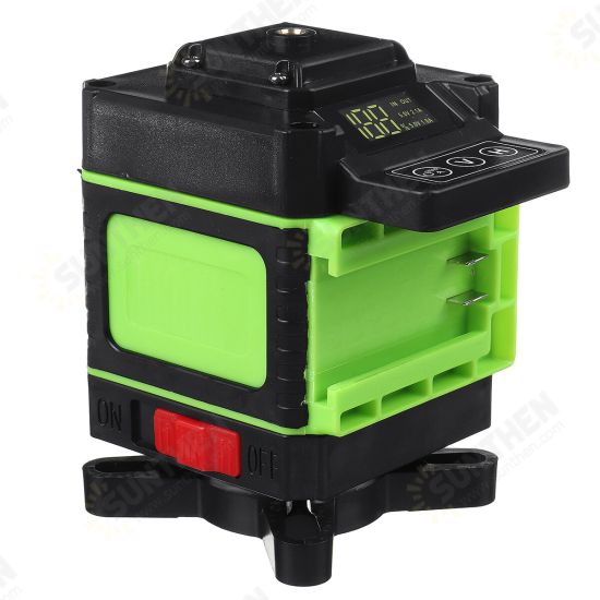 3D Laser Level 12 Lines Green Light 360° Self-levelling Rotary Cross-Line Laser EU Plug 3D Laser Level 12 Lines Green Light 360° Self-levelling Rotary Cross-Line Laser EU Plug