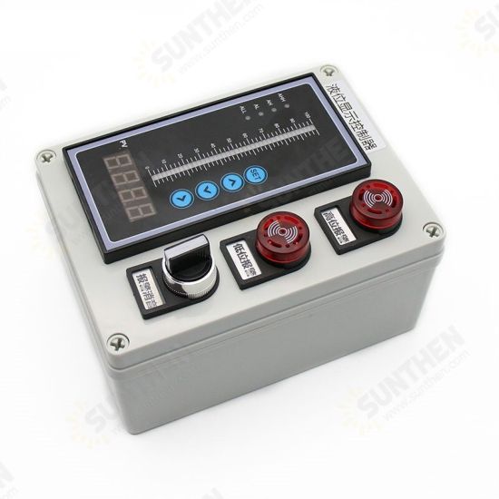 4-20MA Output Integral Liquid Oil Water Level Sensor Transmitter Detect Controller Float Switch Waterproof Mount Box Pump