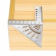 45+90 Degree Mitre Angle Measuring Square Gauge Stainless Steel Woodworking Scribe Mark Line Ruler Carpenter Layout Measuring Tools