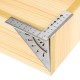 45+90 Degree Mitre Angle Measuring Square Gauge Stainless Steel Woodworking Scribe Mark Line Ruler Carpenter Layout Measuring Tools