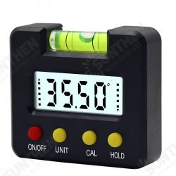 4x90 Degree Mini Digital Inclinometer With Magnetic With Blister Level Gauge 0.1 Degree Resolution 4x90 Degree Mini Digital Inclinometer With Magnetic With Blister Level Gauge 0.1 Degree Resolution