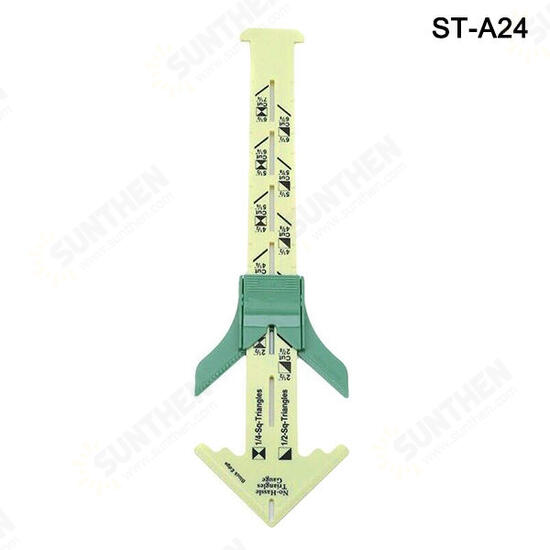 5 In 1 Sliding Gauge Measuring Sewing Tool Caliper Multi-Function Quilting Craft Tool 5 In 1 Sliding Gauge Measuring Sewing Tool Caliper Multi-Function Quilting Craft Tool