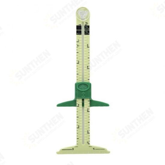 5 In 1 Sliding Gauge Measuring Sewing Tool Caliper Multi-Function Quilting Craft Tool 5 In 1 Sliding Gauge Measuring Sewing Tool Caliper Multi-Function Quilting Craft Tool
