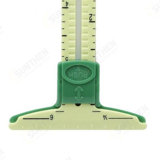 5 In 1 Sliding Gauge Measuring Sewing Tool Caliper Multi-Function Quilting Craft Tool 5 In 1 Sliding Gauge Measuring Sewing Tool Caliper Multi-Function Quilting Craft Tool