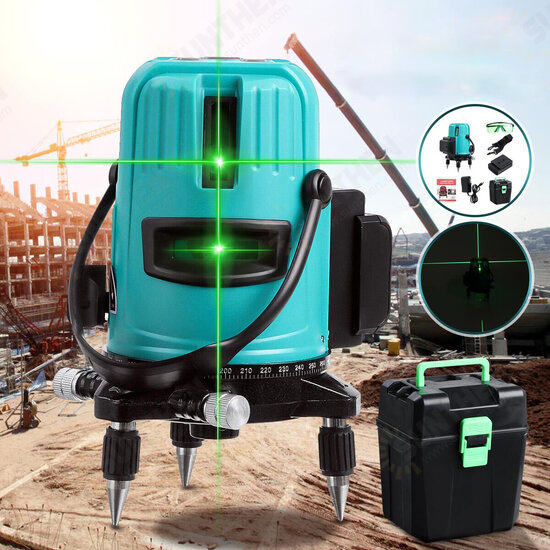 5 Line Green Light Laser Machine Laser Level Horizontal & Vertical