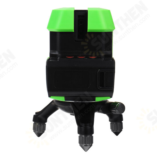 5 Lines USB Laser Level 360° Rotatable Self-Leveling Indoor Outdoor Green Light Horizontal Vertical Measuring Instruments