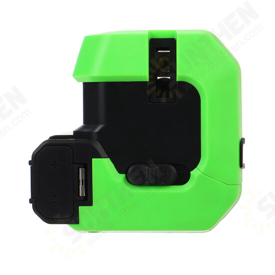 5 Lines USB Laser Level 360° Rotatable Self-Leveling Indoor Outdoor Green Light Horizontal Vertical Measuring Instruments