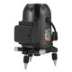 5-line Green Light Laser Level 360° Electroplating Multi-color Shell Laser Level with Base 5-line Green Light Laser Level 360° Electroplating Multi-color Shell Laser Level with Base