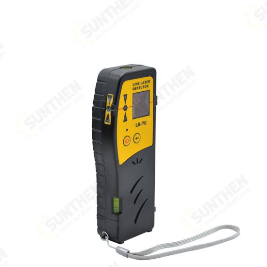 50 M Detection Distance Red Laser Level Crosshair Receiver Or Detector With Clamp