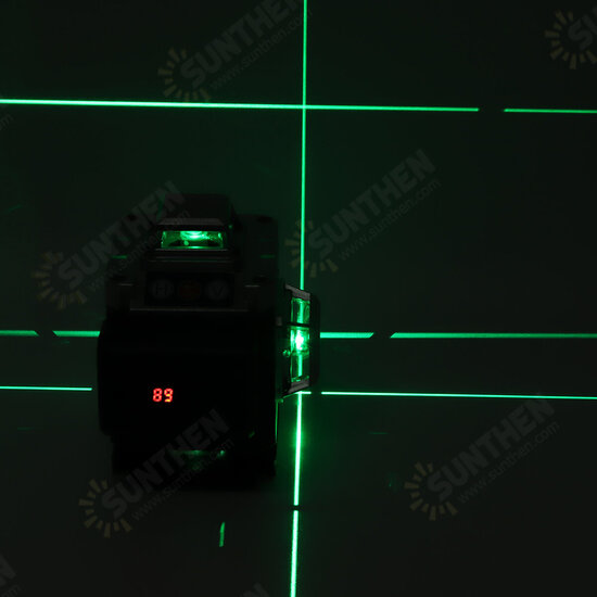 8/12/16 Line 360° 4D Line Laser Level Green Light Self Leveling Cross Measure Tool Kit 8/12/16 Line 360° 4D Line Laser Level Green Light Self Leveling Cross Measure Tool Kit