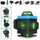 8/12/16 Line 360° Green Light Laser Horizontal Vertical Cross Spirit Level 8/12/16 Line 360° Green Light Laser Horizontal Vertical Cross Spirit Level