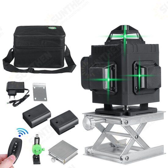 8/12/16 Line 360° Rotary Green Laser Level Self Leveling Cross Measure Tool Set 8/12/16 Line 360° Rotary Green Laser Level Self Leveling Cross Measure Tool Set